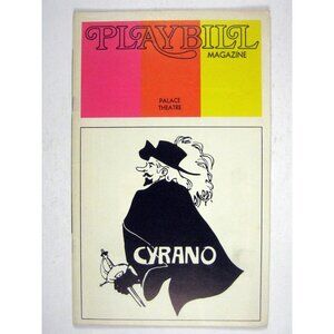 Cyrano Playbill June 1973 Christopher Plummer Leigh Beery Patrick Hines